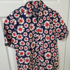 TOPMAN dress shirt floral